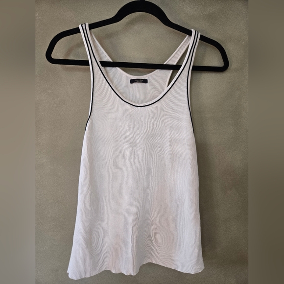 🥳HOST PICK🥳 Massimo Dutti | Contrast Knit Tank Top, Size L - Picture 2 of 7